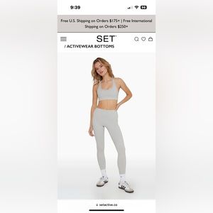 SET ACTIVE: FORMCLOUD™ Leggings Heather Grey
Barely worn - Size s